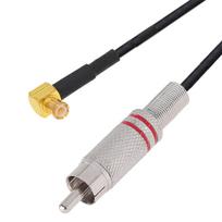 Pigtail MCX RA plug / RCA plug RG174 2m