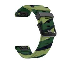 QuickFit 22 26mm Silicone WatchBand for Garmin Fenix8 51mm 7X 7 Pro 6 6X Adjustable Waterproof Watch Strap for Garmin Fenix8 Garmin Fenix 6X GPS black