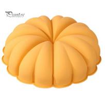 Food-grade Silicone Baking Mold Halloween Pumpkin Cake Pan Easy Release Non-Stick Dishwasher Safe Convenient to Clean Kitchen oranžinė