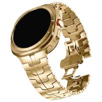 Kietos nerūdijančio plieno apyrankės Pakeitimo juosta Samsung Galaxy Watch Ultra 2 Apyrankė Laikrodžio dirželiai Galaxy Watch 9 8 Classic For Galaxy Ultra47mm auksas
