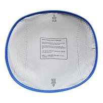 Rounded Litter Box Inner Pad for Automatic Pet Use, Single-Piece Insert Pad for Indoor Maintenance with Blue Trim Design for Routine Service 1 gray