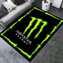 Monster Energy Kilimas Svetainei Miegamajam Namų Sofos Dekoravimui, Vaikų Žaidimų Neslystantis Grindų Kilimėlis 70x100cm( 27x39in )