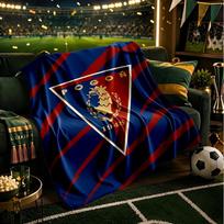 Pogoń Football Crest Blanket Flannel Throw for Sofa, Indoor, Camping, Living Room, Office, Chair, And Bed Soft Birthday Gift 130cmx150cm