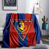 Pogoń Football Crest Blanket Flannel Throw for Sofa, Indoor, Camping, Living Room, Office, Chair, And Bed Soft Birthday Gift 100cmx150cm