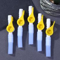 1/2/5Pcs Comfort Flow Catheter Valve Two Way Valve - Easy To Use Lever Faucet, Tubes Optimized For Comfort Of Urinatio 5pcs