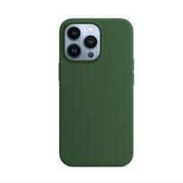 (Tamsiai žalia) Odinis telefono dėklas, skirtas iPhone 13 Mini, odinis dėklas su Magsafe