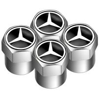 Ornaments Car Tire Wheel Valve Caps Cover Suede Car Key Chain Ring Keychain for Mercedes Benz W203 W204 W205 W210 W211