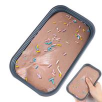 Lipni Dėžutė Tortas Squishy Žaislas Lėtai Kylanis Suspaudžiamas Žaislas Sviesto Ledų Dėžutė Squishy Fidget Žaislas Antistresinis Atpalaiduojantis Rankoms Relaksacija Dovana beige
