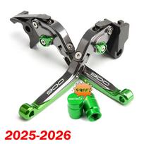 2026 Kawasaki Z900 2017-2026 Z 900 Motociklo Priedai Stabdžių Sankabos Svirtelės Reguliuojamos Sulankstomos Prailginamos 25-26 Green A