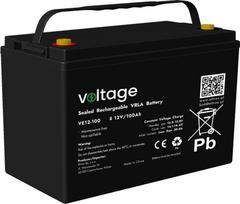 No Name Battery AGM Voltage 12V 100Ah VE12-100 (Lifetime 6-9 years)