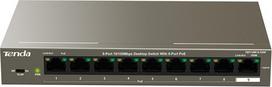 Tenda TEF1109P-8-102W network switch Fast Ethernet (10/100) Power over Ethernet (PoE) Metallic