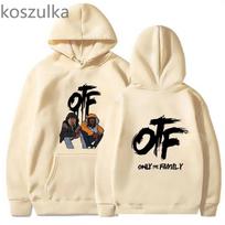 OTF Hoodie Streetwear Hip Hop Letter Print Sweatshirts Harajuku Autumn And Winter Fashion Casual Long Sleeve Gothic Comic Tops 4XL beige