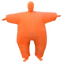 Kostiumas Pripučiamas Viso Kūno Kostiumas Helovinas Kalėdos Juokingi Kostiumai Suaugusiems One Size oranžinė