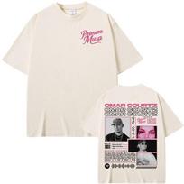 Omar Courtz Primera Musa Albumo Turo Marškinėliai, Vyriški, Harajuku Hip Hop Punk Marškinėliai, Dydžio Daugiau Turintys Vyriški Medvilniniai Marškinėliai M white