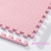 2,5 cm storio putplasčio dėlionės grindų kilimėlis Kūdikio ropojimo žaidimų kilimėlis Neslystantis ir apsaugantis nuo kritimo Fitneso kilimėlis Tinka vaikų kambariui 1PC rožinė