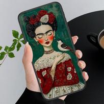 Telefono dėklas Samsung A17 A55 A16 A56 A35 A15 A53 A54 A33 A34 A25 A05S A52 A52S A07 A26 A06 Frida-Kahlo A53 5G