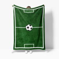 Football Field Printed blankets picnic blanket Warm Flannel blankets Soft and comfortable blanket bed linings Birthday Gift 75x90cm gray
