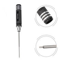 1pc HSS Hexagon Wrench Screwdrivers Tools 0.9-3.0mm Screw Driver Set For Racing Drone Heli Airplanes Cars Boat RC Model Tools 2.5mm black