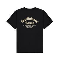 New Balance 1906 T Shirt With Small Logo On Chest Men's Black AMT52331-BK S beige