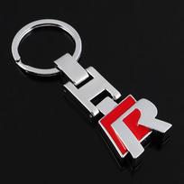 Automobilio stiliaus metalinis raktų pakabukas ženklelis Raktų žiedas Aksesuarai Volkswagen VW R Golf Tiguan Jetta T-ROC Passat GTI Caddy Touran Arteon Mo0 black