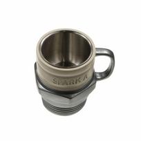 Automotive Spark Plug Mug Funny Drinking Cup Coffee Mug Automotive Themed Mug  Car Enthusiast Style A gray