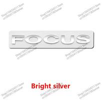 1 vnt. 3D ABS raidės galinės bagažinės emblema Pakeitimas Ford Focus MK3 MK4 MK6 MK7 Automobilio tiuningas Išorės stiliaus aksesuaras white