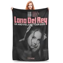 Lana Del Rey Tour Plush Blanket  Awesome Throw Blankets for  Sofa Bedding Lounge 200x150cm Bedspread, 100cm x 150cm