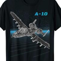 A10 Thunderbolt Ii (Warthog) Attack Aircraft Tshirt 100 Cotton Oneck Summer Short Sleeve Casual Unisexs Tshirt Size S3xl L gray