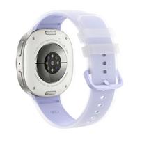 Soft Silicone Strap For Samsung Galaxy Watch 9 8 40mm 44mm Galaxy Watch 8 46mm Skin-Friendly Zero-Feeling Wear While Sleeping Galaxy Watch 8 9&L white