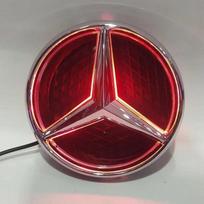 BENZ Balta Mėlyna Raudona Šviesa Automobilio Priekinės Grotelės Žvaigždės Emblema LED Apšviečiamas Logotipas Mercedes Benz W205 C E R ML GL GLA CLA CLS 2013-2016