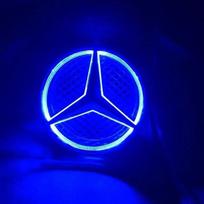 BENZ Balta Mėlyna Raudona Šviesa Automobilio Priekinės Grotelės Žvaigždės Emblema LED Apšviečiamas Logotipas Mercedes Benz W205 C E R ML GL GLA CLA CLS 2013-2016