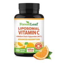 ForestLeaf Liposomal Vitamin C 1000mg Contains MCT Oil 120 Capsules 171195 Liposomal Vitamin C 10 1 pcs