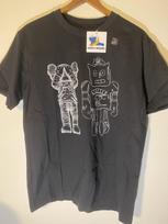 NAIŠ Kaws X Andy Warhol Marškinėliai Unisex Dydis M Juodi Trumpomis Rankovėmis Unisex Marškinėliai XXXXL gray