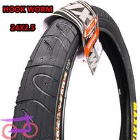 MAXXIS Hookworm 26 X 2.5 BMX dviračio padanga Vielinė šerdis Clincher Street Park Vert Flatland Dydžiai 24 26 27.5 29 Wire gray