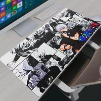 Anime Kaneki Mouse Pad Xxl NonSlip Gaming Desk Mat Laptop Keyboard Tray Office Pc Tokyo Ghoul Hd Print Carpet Black 800x300x2mm white