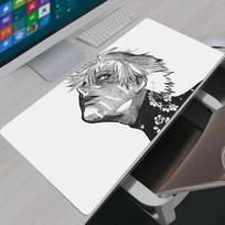 Anime Kaneki Mouse Pad Xxl NonSlip Gaming Desk Mat Laptop Keyboard Tray Office Pc Tokyo Ghoul Hd Print Carpet Black 800x300x2mm gray