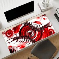 Anime Kaneki Mouse Pad Xxl NonSlip Gaming Desk Mat Laptop Keyboard Tray Office Pc Tokyo Ghoul Hd Print Carpet Black 800x300x2mm