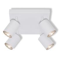 Šviestuvas nukreipiamasis Osram Plate, GU10, 4 x 6 W, balta sp. / balta sp.