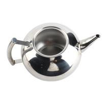 2L 201 Stainless Steel Teapot Coffee Tea Pot Kettle with Removable Infuser Filter gray
