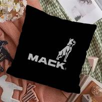 Truck Car MACKs logo Pillow Cover Design cushion Cover decor Holiday Decorati 12x12Inch white