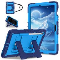 Galaxy Tab S10 Lite 2025 Anti-Drop Full Coverage Protective Case Includes Pen Slot, No Shoulder Strap tamsiai mėlyna spalva