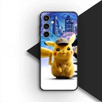Phone Cover for Samsung Galaxy S22 S21 S20 FE Ultra Plus A07 A17 A15 A16 A25 A57 A37 Case Mewtwo P-Pokemons Mew two P-Pikachus Samsung A25 5G blue
