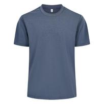 Lyocell T-shirt gram cool dvipusis trumpomis rankovėmis T-shirt vasarinis lengvas lauko vėjas apvalia kaklo iškirpte pagrindinis sluoksnis marškinėliai didmeninė prekyba XXL safyro mėlyna spalva