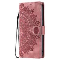 Apverčiamas odinis piniginės tipo dėklas telefonui iPhone 17 16 15 14 13 12 11 Pro Max 17E 16E Air Mini XR X 8 7 Plus SE Kortelių laikiklis Dangtelis Maišelis iphone 11 rožinė