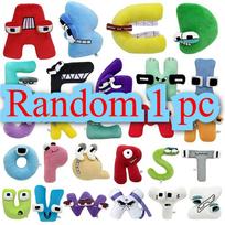 Abėcėlės istorijos pliušiniai žaislai Anime lėlė Kawaii 26 anglų raidės Iškamšiukai Vaikų švietimas Montessori pliušinis žaislas lėlė Dovanos