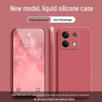 Redmi Note 13 Pro Solid Color Silicone Protective Case 1 Case pink