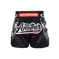 MMA Boxing Shorts Men Women Training Fight Pants Muay Thai Kickboxing Gym Workout Athletic Large black