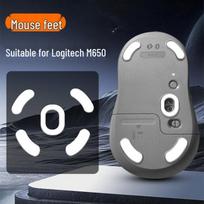 Logitech M650/M750/M590/M585 Mouse Feet Pads - Ice Version Smooth Arc Edge Stickers gray
