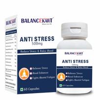 Balancekart Anti Stress Anxiety Relief Capsule, Ashwagandha Extract for Relieving Stress, Depression Calming Anxiety, Migraine & Insomnia – 60 Ca