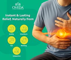 Oveda Natural Digestive Shots 500ml(16 Servings) | Instant Relief From Acidity, Gas, Bloating, Indigestion | Improves Digestion & Gut Health | Da